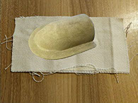 Хлориновая ткань (ацетоновая) - супер клей, идеальный материал для создания объемных форм. 