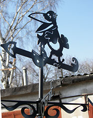 &nbsp;Флюгер Ворона лазерной резкой, приобрести в Минске